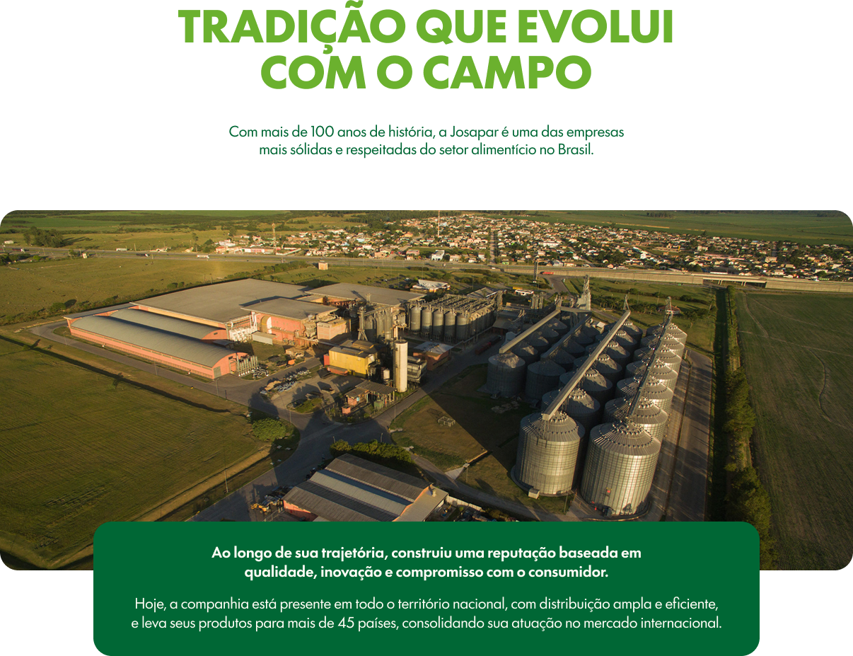 Tradição que Evolui com o Campo